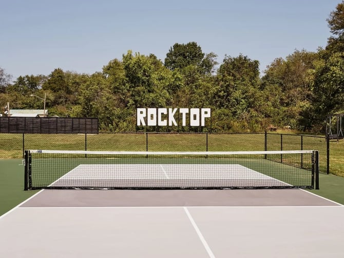 The Karaoke Club, Glam Room or pickleball courts at Rocktop Nashville
